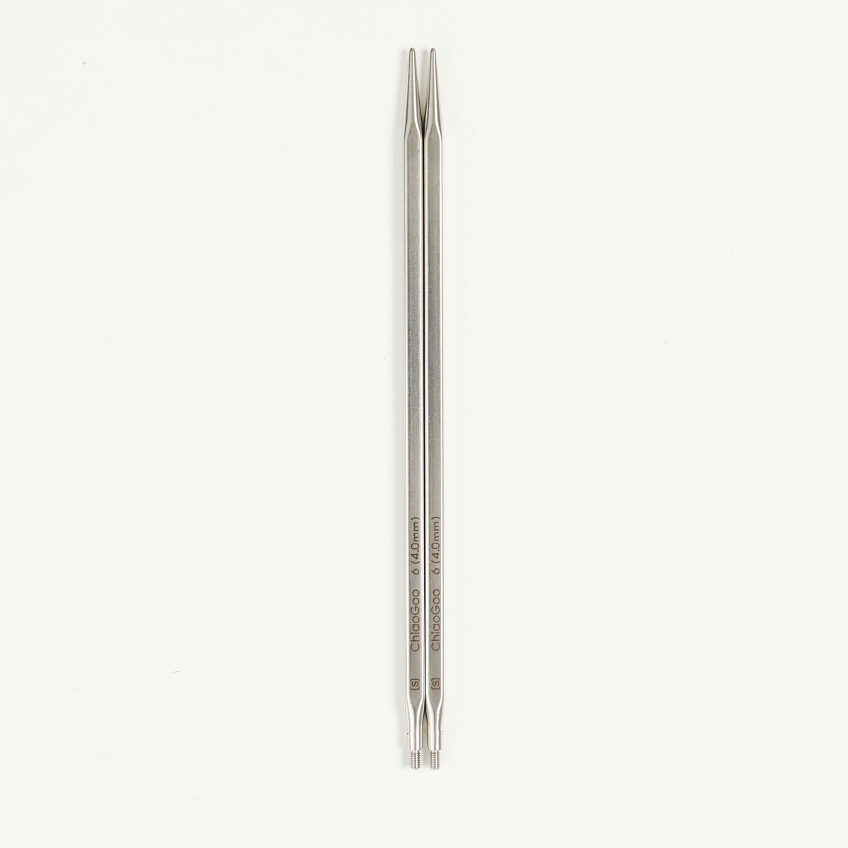 ChiaoGoo QUADS SS Lace Tips - US 6 (4.00mm) - 5" [S]
