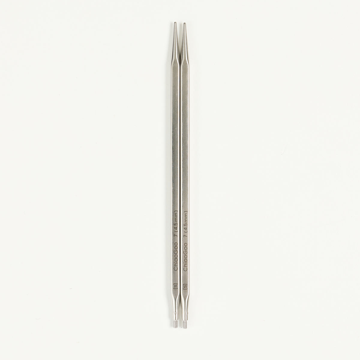 ChiaoGoo QUADS SS Lace Tips - US 7 (4.50MM) - 5" [S]
