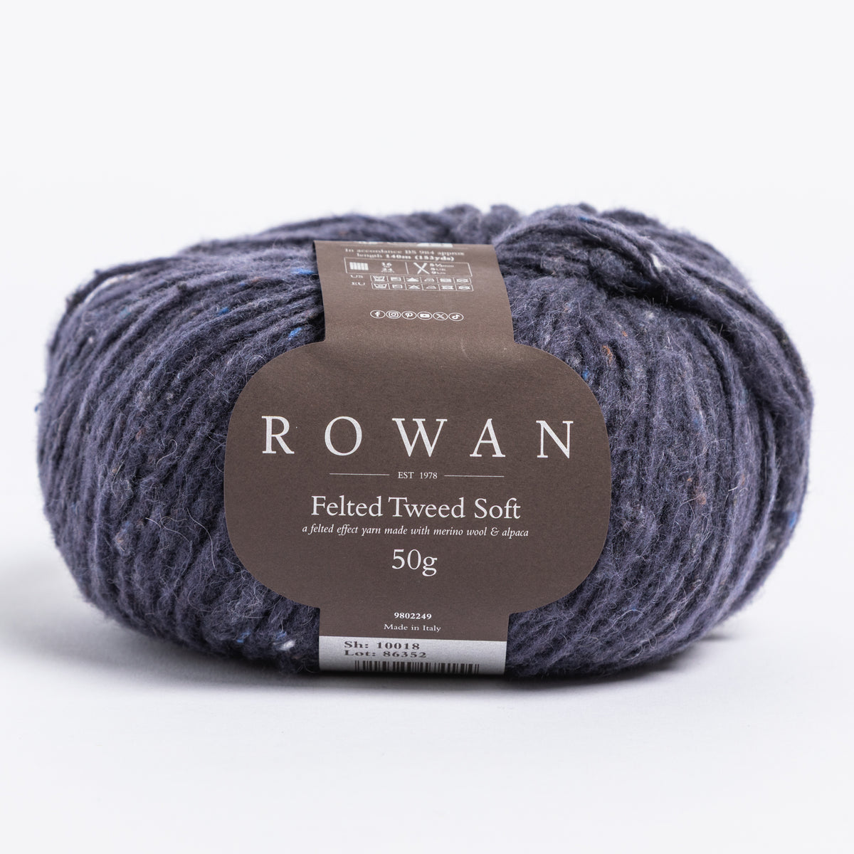 Rowan Felted Tweed Soft Yarn - 018 Seafarer
