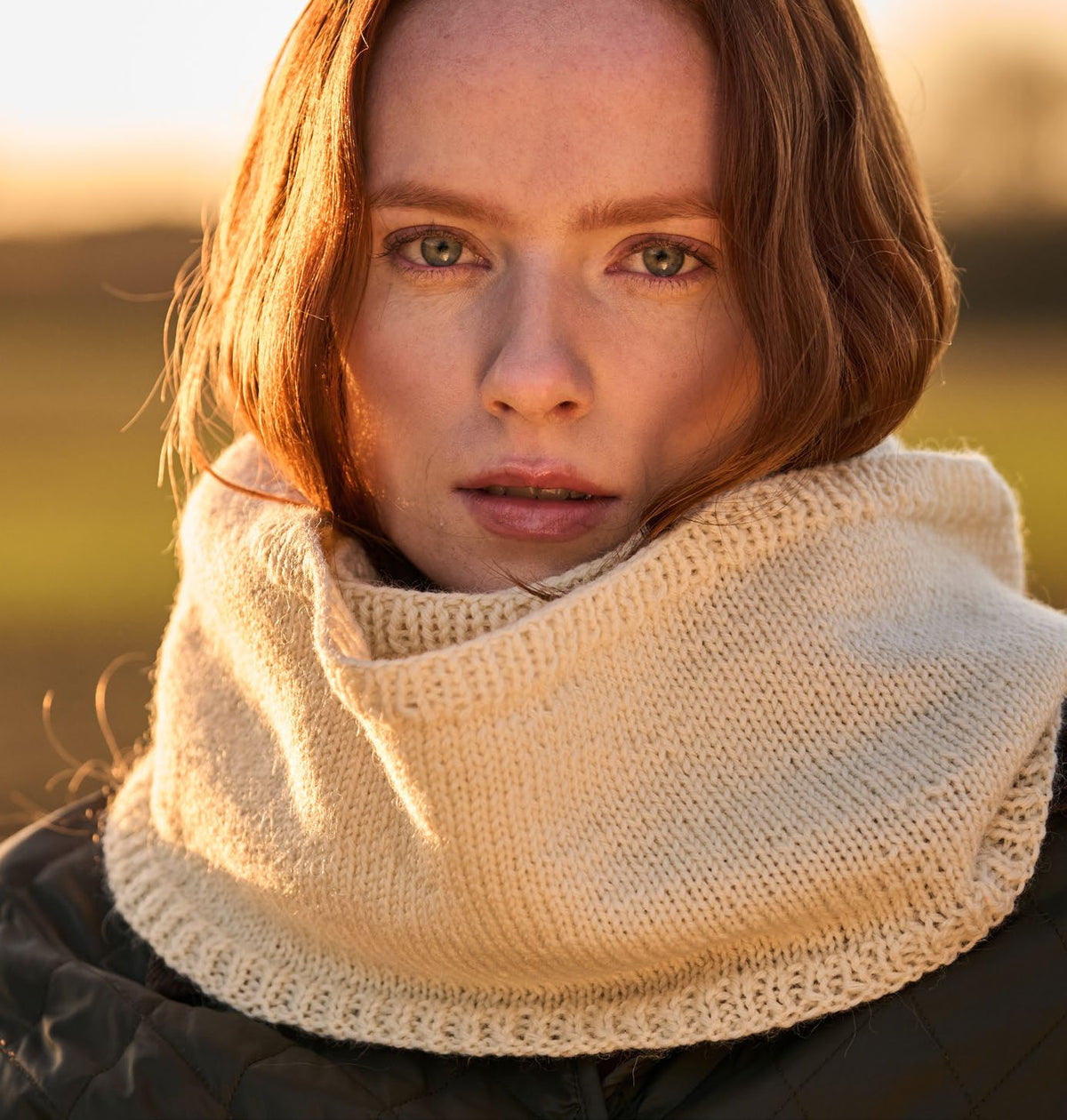 Bramble & Fleece Patterns - Bramble & Fleece Wooltrace DK Sloe Snood - PDF Download

