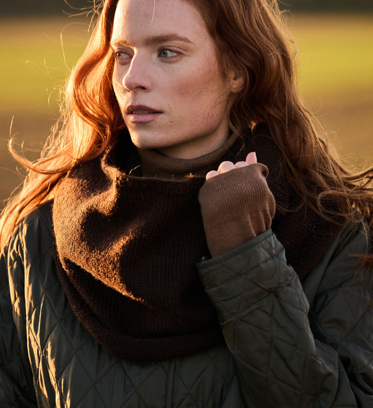 Bramble & Fleece Patterns - Bramble & Fleece Wooltrace DK Sloe Snood - PDF Download
