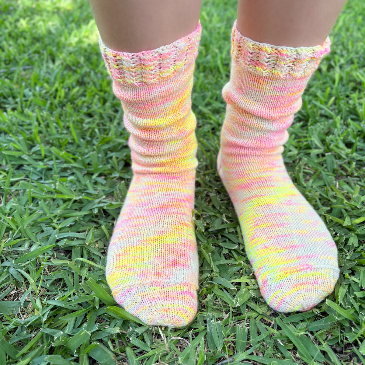 Madelinetosh Tosh Patterns - Sundae Best Socks - PDF Download
