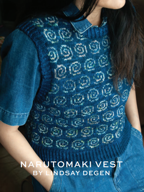 Modern Daily Knitting x Madelinetosh Atlas Kits - Narutomaki Vest