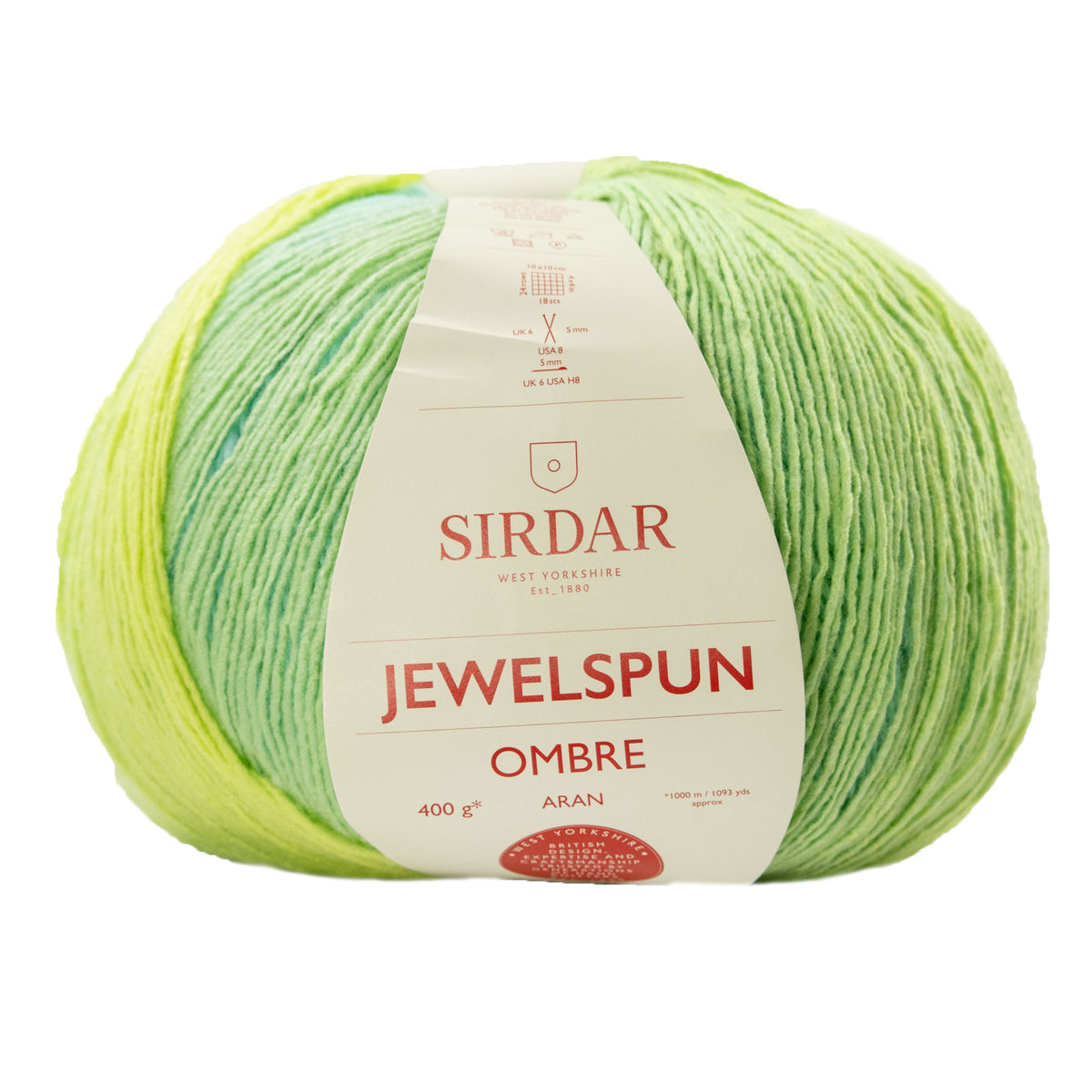 Sirdar Jewelspun Ombre Yarn - 101 Citrus Sky

