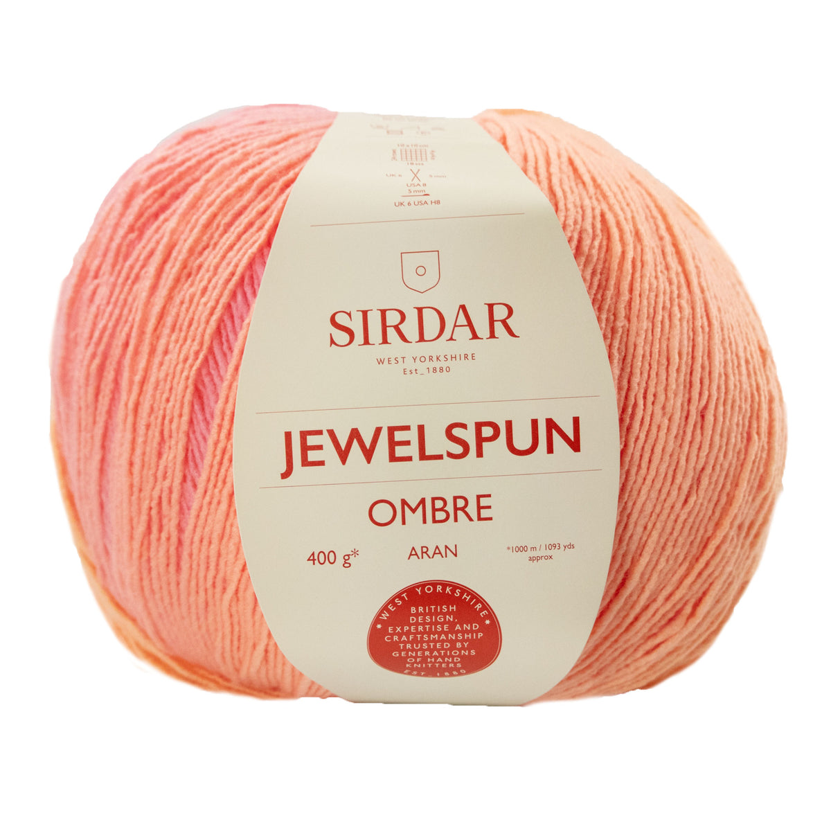 Sirdar Jewelspun Ombre Yarn - 100 Rainbow Glow
