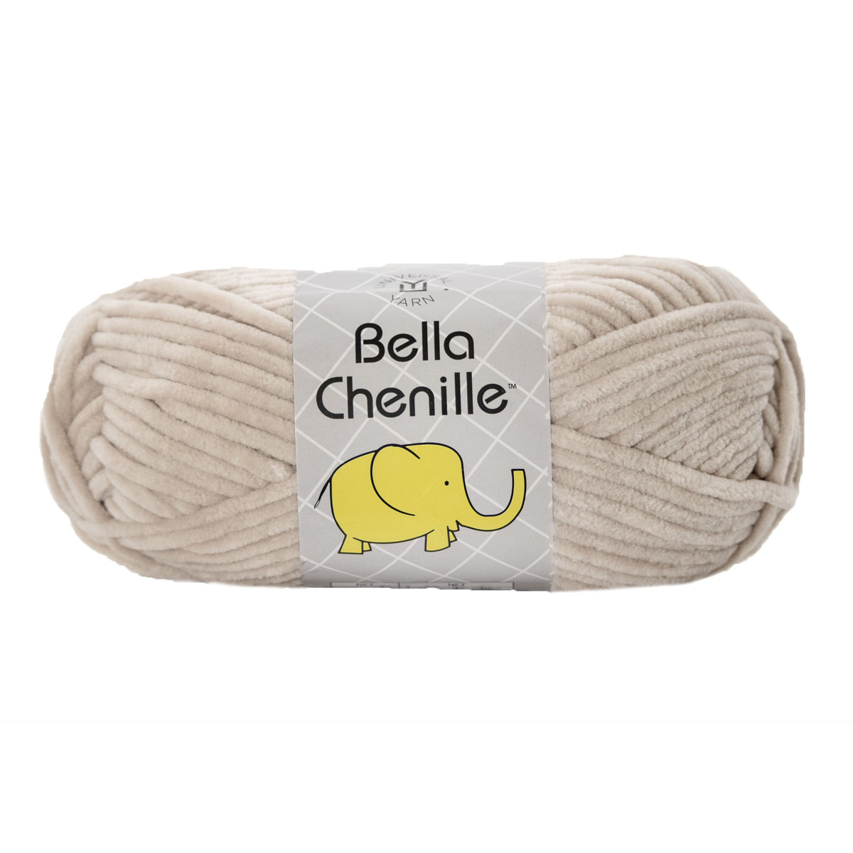 Universal Yarn Bella Chenille Yarn - 125 Oatmeal
