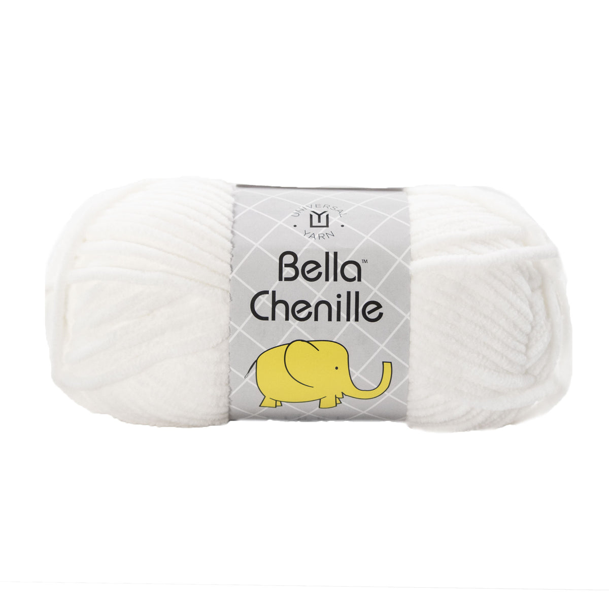 Universal Yarn Bella Chenille Yarn - 101 Snowy
