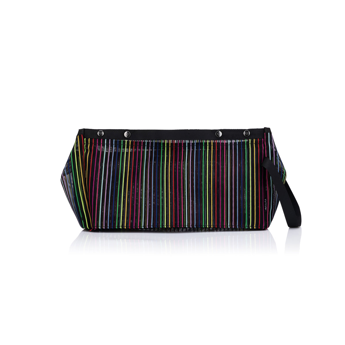 della Q Oh Snap Sacks - Rainbow - Black - Large
