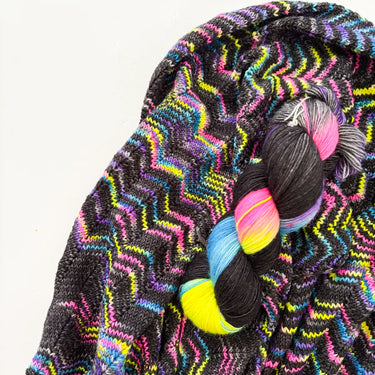 Madelinetosh Twist Light Yarn - Black Rainbow