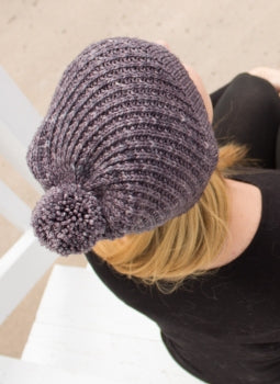Jenny's Malabrigo Rhubarb Helix Hat - Main Image 3