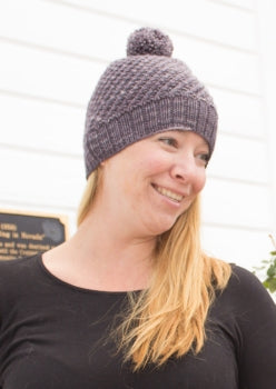 Jenny's Malabrigo Rhubarb Helix Hat - Main Image 4
