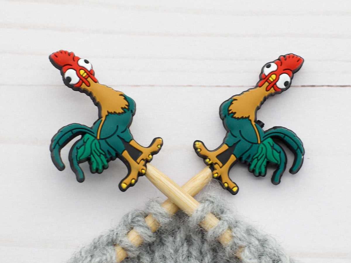 Fox & Pine Stitches Stitch Stoppers/ Point Protector - Rooster

