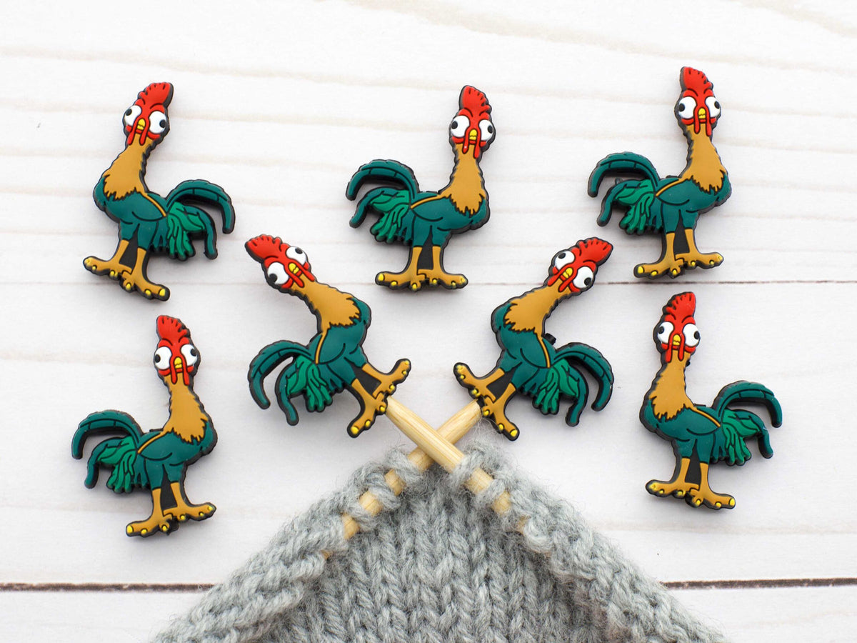 Fox & Pine Stitches Stitch Stoppers/ Point Protector - Rooster
